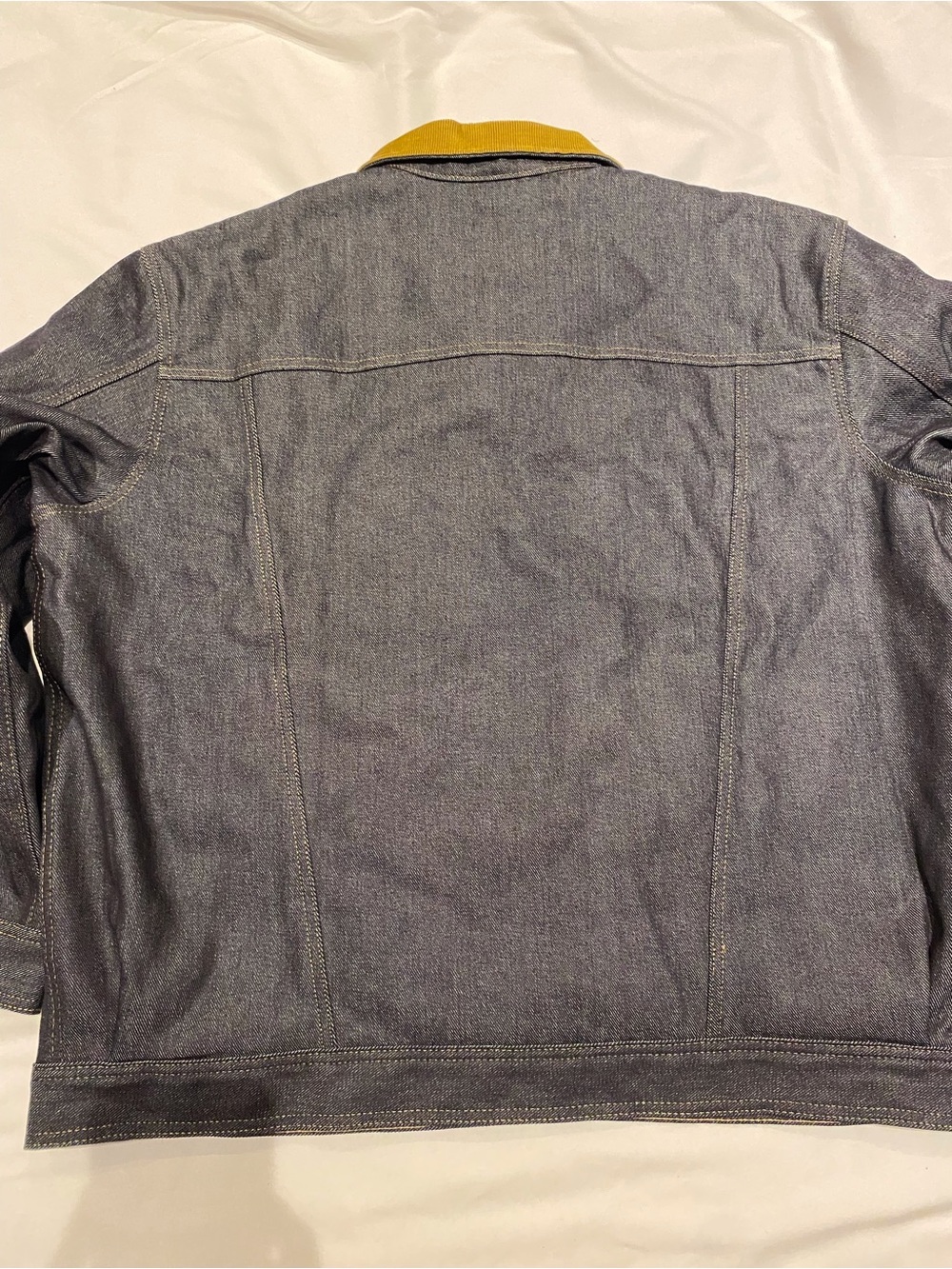 Filson Wool Lined Indigo Denim Work Jacket with Corduroy Collar - Picture 6 of 16
